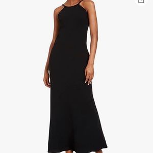 Black halter dress